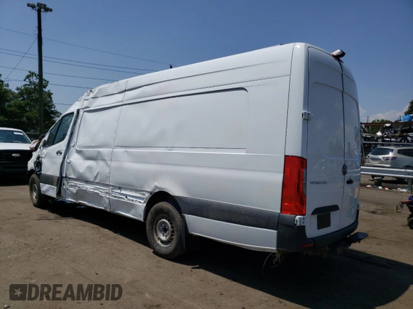 2022 Mercedes-Benz Sprinter with VIN W1Y4EDHY0NT107801, listed as a Copart auction lot 57297963 with Not Provided miles and . Bid and sale history available at DreamBid. Image 2.