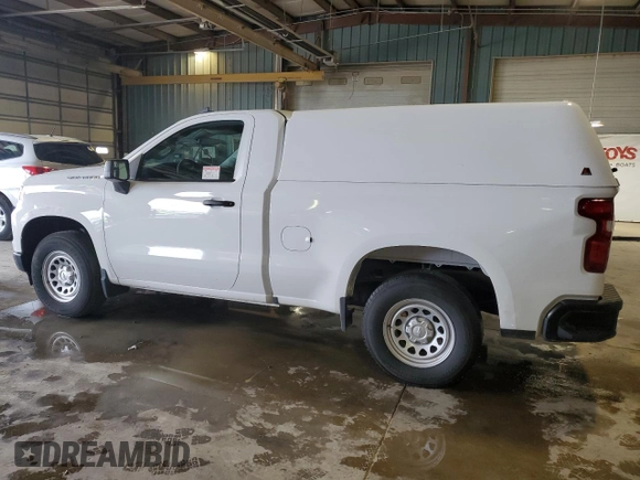 2023 Chevrolet Silverado 1500 Work Truck with VIN 3GCNAAEK3PG365233, listed as a Copart auction lot 51585885 with 124,297 mi miles and Clean Title. Bid and sale history available at DreamBid. Image 2.