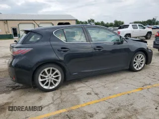 2011 Lexus CT 200h with VIN JTHKD5BH0B2026049, listed as a Copart auction lot 58810165 with 149,339 mi miles and Salvage title. Bid and sale history available at DreamBid. Image 3.