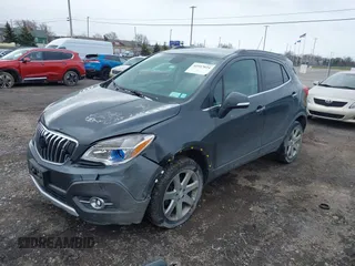 2016 Buick Encore Leather with VIN KL4CJGSB8GB545762, listed as a IAAI auction lot 41957024 with 142,216 mi miles and . Bid and sale history available at carsss.com. Image 2.