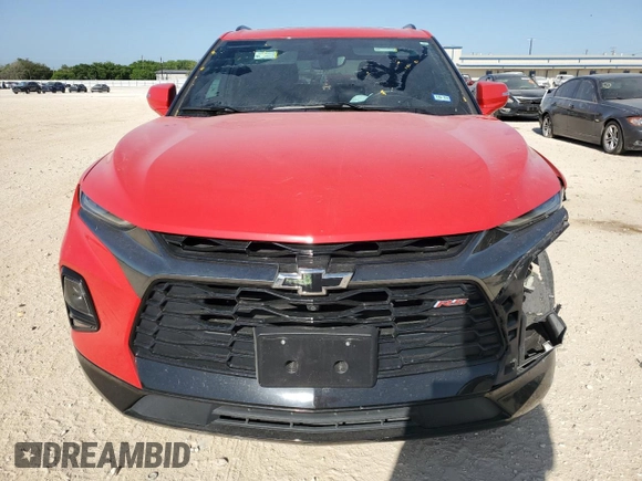 2022 Chevrolet Blazer RS с VIN 3GNKBERS1NS114973, выставлен на аукционе Copart как лот 52715415 с пробегом 42 591 миль миль и Списание • Salvage title. История ставок и продаж доступна на DreamBid. Изображение 5.