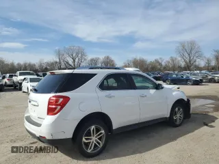 2016 Chevrolet Equinox LTZ with VIN 2GNFLGEK5G6319102, listed as a Copart auction lot 51767095 with 62,823 mi miles and Salvage Title. Bid and sale history available at carsss.com. Image 3.