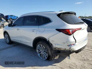 2024 Acura MDX Advance with VIN 5J8YE1H89RL000113, listed as a Copart auction lot 87325524 with 11,533 mi miles and Salvage title. Bid and sale history available at DreamBid. Image 2.