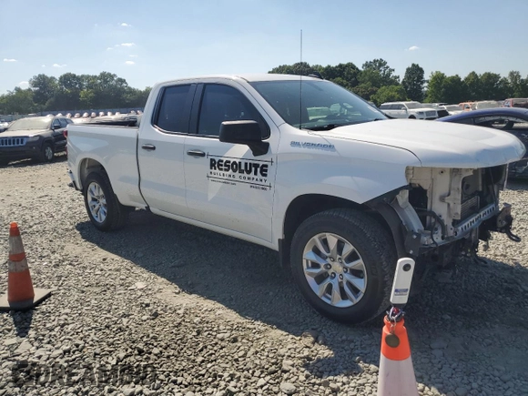 2020 Chevrolet Silverado 1500 Custom with VIN 1GCRWBEK6LZ223445, listed as a Copart auction lot 59949534 with 86,353 mi miles and Salvage Title. Bid and sale history available at carsss.com. Image 4.