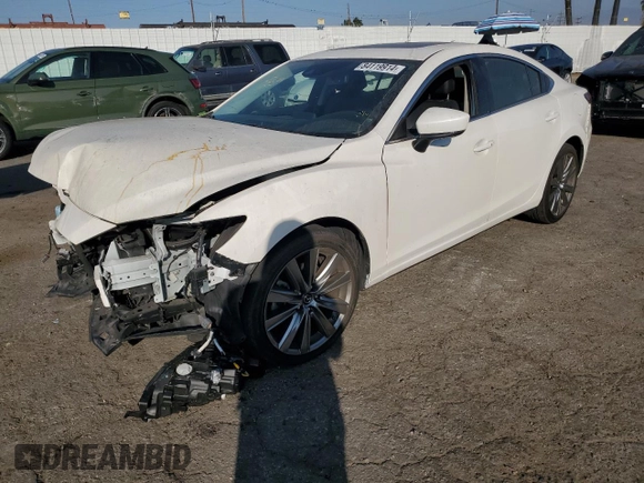 2019 Mazda 6 Grand Touring Reserve with VIN JM1GL1WY1K1509715, listed as a Copart auction lot 84119914 with 18,559 mi miles and Salvage Title. Bid and sale history available at DreamBid. Image 1.