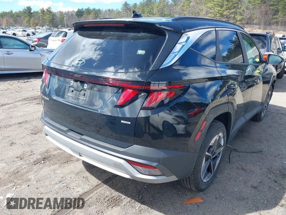 2025 Hyundai Tucson SEL with VIN 3KMJBCDE1SE002692, listed as a IAAI auction lot 41882287 with 5,774 mi miles and . Bid and sale history available at carsss.com. Image 4.