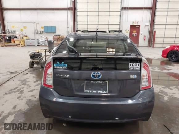 2013 Toyota Prius One with VIN JTDKN3DU1D1619845, listed as a IAAI auction lot 41935880 with 127,601 mi miles. Bid and sale history available at carsss.com. Image 17.