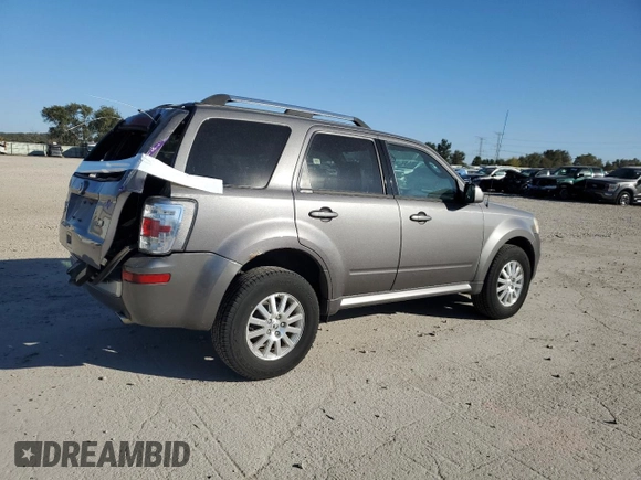 2011 Mercury Mariner Premier with VIN 4M2CN8HGXBKJ07654, listed as a Copart auction lot 76893784 with 0 mi miles and Salvage Title. Bid and sale history available at carsss.com. Image 3.