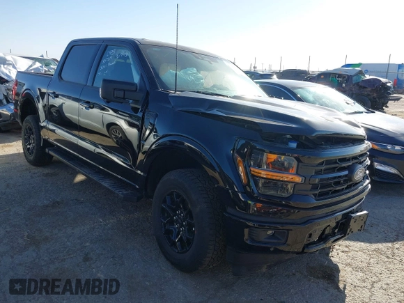 2024 Ford F-150 XLT with VIN 1FTFW3L86RKE42231, listed as a IAAI auction lot 41772884 with 1 mi miles. Bid and sale history available at carsss.com. Image 1.