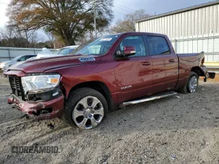 2022 Ram 1500 Big Horn z VIN 1C6SRFMT3NN265986, wystawiony jako Copart lot #83177674 z przebiegiem 27 077 mil mil oraz Szkoda całkowita • Salvage title. Historia ofert i sprzedaży dostępna na DreamBid. Obrazek 1.