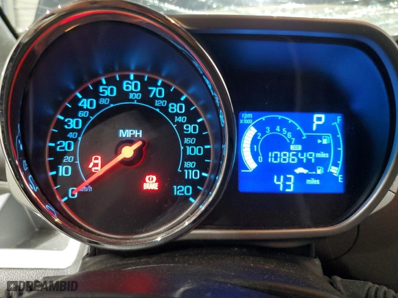 2015 Chevrolet Spark LT with VIN KL8CF6S97FC789760, listed as a Copart auction lot 42446495 with 108,649 mi miles and Salvage Title. Bid and sale history available at carsss.com. Image 9.