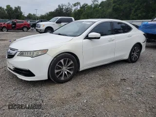 2015 Acura TLX with VIN 19UUB1F35FA002401, listed as a Copart auction lot 63443415 with 94,018 mi miles and Salvage title. Bid and sale history available at DreamBid. Image 1.