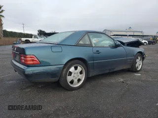 2000 Mercedes-Benz SL-Class with VIN WDBFA68F2YF189776, listed as a Copart auction lot 86550124 with 107,479 mi miles and Salvage Title. Bid and sale history available at carsss.com. Image 3.