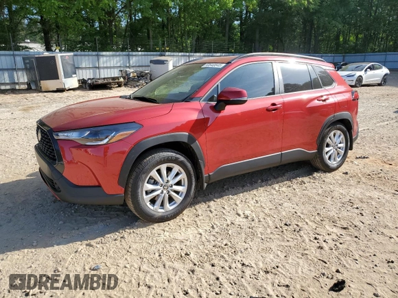 2023 Toyota Corolla Cross LE with VIN 7MUCAAAG9PV068256, listed as a Copart auction lot 53640845 with 49,989 mi miles and Salvage title. Bid and sale history available at DreamBid. Image 1.