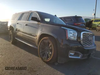 2020 GMC Yukon XL Denali with VIN 1GKS2HKJ8LR203469, listed as a Copart auction lot 89285255 with 0 mi miles and Salvage Title. Bid and sale history available at carsss.com. Image 4.