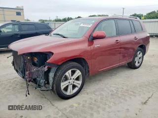 2008 Toyota Highlander Sport with VIN JTEES43A582086106, listed as a Copart auction lot 59369935 with 126,613 mi miles and Salvage title. Bid and sale history available at DreamBid. Image 1.