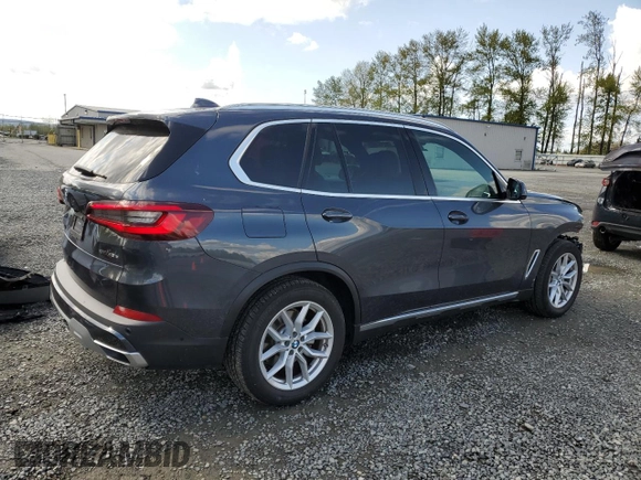 2021 BMW X5 xDrive45e with VIN 5UXTA6C03M9H41531, listed as a Copart auction lot 54133805 with 17,484 mi miles and Salvage Title. Bid and sale history available at DreamBid. Image 3.