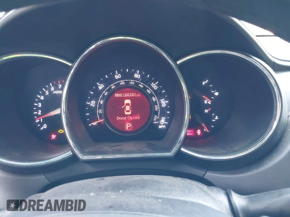 2013 Kia Rio EX with VIN KNADN4A33D6206917, listed as a IAAI auction lot 41049490 with 188,281 mi miles and . Bid and sale history available at DreamBid. Image 7.