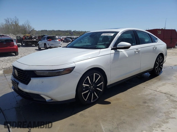 2024 Honda Accord Touring с VIN 1HGCY2F8XRA063808, выставлен на аукционе Copart как лот 52920665 с пробегом 7 813 миль миль и Списание • Salvage title. История ставок и продаж доступна на DreamBid. Изображение 1.