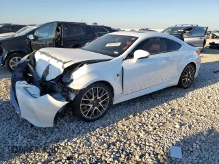 2015 Lexus RC 350 with VIN JTHHE5BC4F5005401, listed as a Copart auction lot 46432225 with 108,287 mi miles and Salvage Title. Bid and sale history available at carsss.com. Image 1.