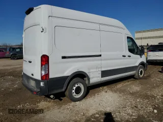 2021 Ford Transit Cargo with VIN 1FTBR1X87MKA46404, listed as a Copart auction lot 45162425 with 81,901 mi miles and Salvage Title. Bid and sale history available at DreamBid. Image 3.