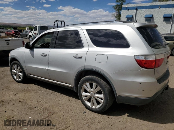 2012 Dodge Durango Crew with VIN 1C4SDJDTXCC253062, listed as a Copart auction lot 53529435 with 120,260 mi miles and Clean Title. Bid and sale history available at carsss.com. Image 2.