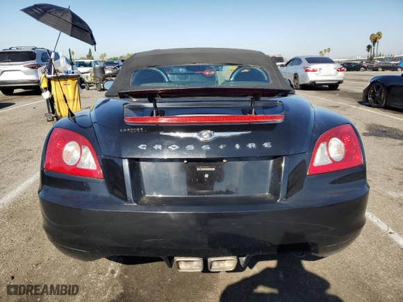 2005 Chrysler Crossfire Limited with VIN 1C3AN65L55X040010, listed as a Copart auction lot 69325134 with 98534 miles and Clean Title. Bid and sale history available at carsss.com. Image 6.