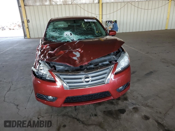 2015 Nissan Sentra SV with VIN 3N1AB7AP7FY377297, listed as a Copart auction lot 50177905 with 134,147 mi miles and Salvage Title. Bid and sale history available at DreamBid. Image 5.