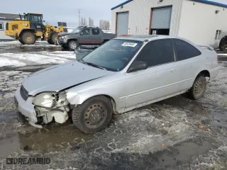 1998 Honda Civic EX with VIN 1HGEJ8143WL009772, listed as a Copart auction lot 46605665 with 190,316 mi miles and Salvage Title. Bid and sale history available at carsss.com. Image 1.