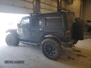 2018 Jeep Wrangler Unlimited Rubicon with VIN 1C4HJXFN0JW199514, listed as a Copart auction lot 41866515 with 85,448 mi miles and Clean title. Bid and sale history available at DreamBid. Image 2.