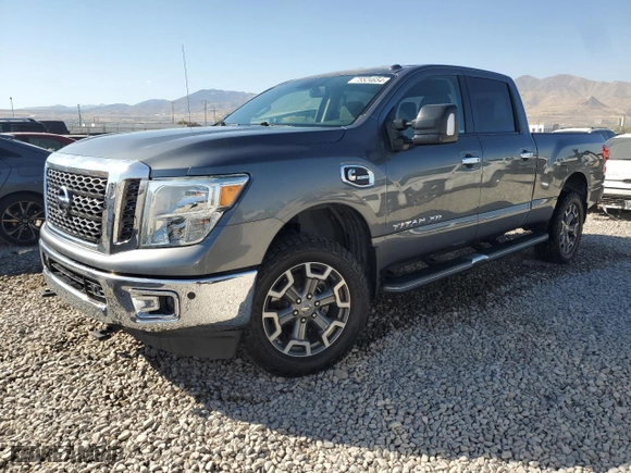 2016 Nissan Titan XD PRO-4X with VIN 1N6BA1F44GN517947, listed as a Copart auction lot 75524654 with 79,016 mi miles and Salvage Title. Bid and sale history available at carsss.com. Image 1.