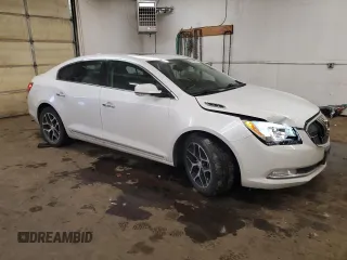 2016 Buick LaCrosse Sport Touring with VIN 1G4G45G35GF266018, listed as a Copart auction lot 88776155 with 104,790 mi miles and Salvage Title. Bid and sale history available at carsss.com. Image 4.
