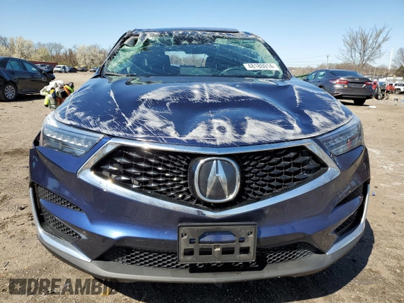 2019 Acura RDX with VIN 5J8TC1H31KL021466, listed as a Copart auction lot 48180014 with 76,479 mi miles. Bid and sale history available at carsss.com. Image 5.