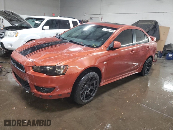 2009 Mitsubishi Lancer GTS with VIN JA3AU86W19U017039, listed as a Copart auction lot 77632694 with 205,150 mi miles and Salvage Title. Bid and sale history available at DreamBid. Image 1.