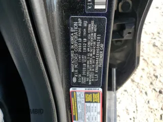 2017 Kia Rio EX with VIN KNADN4A3XH6086281, listed as a Copart auction lot 63582924 with 87,566 mi miles and Salvage Title. Bid and sale history available at carsss.com. Image 14.
