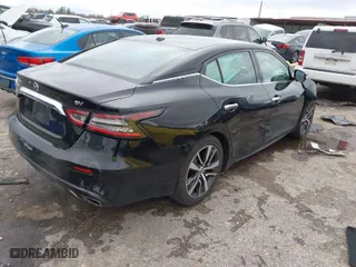 2019 Nissan Maxima SR with VIN 1N4AA6AV7KC367807, listed as a IAAI auction lot 41283258 with 142,969 mi miles. Bid and sale history available at carsss.com. Image 4.