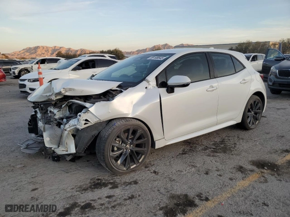 2024 Toyota Corolla Hatchback XSE with VIN JTNC4MBE8R3219782, listed as a Copart auction lot 89198645 with 10,234 mi miles and Salvage Title. Bid and sale history available at carsss.com. Image 1.