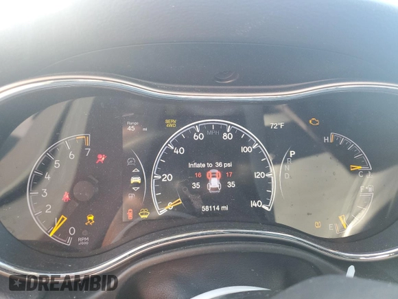 2020 Jeep Grand Cherokee Limited X z VIN 1C4RJFBG9LC217826, wystawiony jako Copart lot #52689325 z przebiegiem 58 114 mil mil oraz Szkoda całkowita • Salvage title. Historia ofert i sprzedaży dostępna na DreamBid. Obrazek 9.