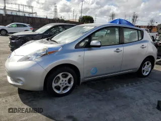 2011 Nissan LEAF SL-e with VIN JN1AZ0CP5BT008683, listed as a Copart auction lot 48921465 with 63,355 mi miles and Clean Title. Bid and sale history available at carsss.com. Image 1.