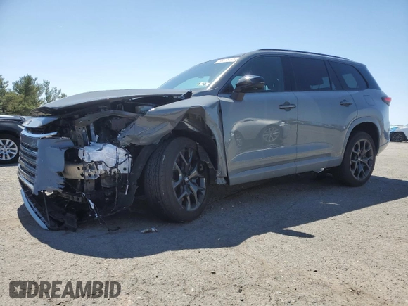 2024 Lexus TX 500h F Sport Premium z VIN 5TDABAB68RS004944, wystawiony jako Copart lot #53675445 z przebiegiem 6 394 mil mil oraz Szkoda całkowita • Salvage title. Historia ofert i sprzedaży dostępna na DreamBid. Obrazek 1.