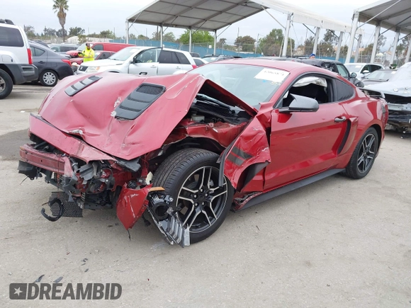 2020 Ford Mustang EcoBoost with VIN 1FA6P8TH4L5189982, listed as a IAAI auction lot 42065871 with 67,942 mi miles. Bid and sale history available at carsss.com. Image 17.