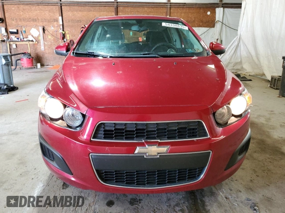 2016 Chevrolet Sonic LT with VIN 1G1JC6SG9G4163170, listed as a Copart auction lot 54338835 with 151,500 mi miles and Clean Title. Bid and sale history available at carsss.com. Image 5.