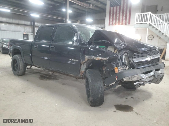2003 Chevrolet Silverado 2500HD LS with VIN 1GCHK23G33F108213, listed as a Copart auction lot 77778784 with NaN miles and Salvage Title. Bid and sale history available at carsss.com. Image 4.