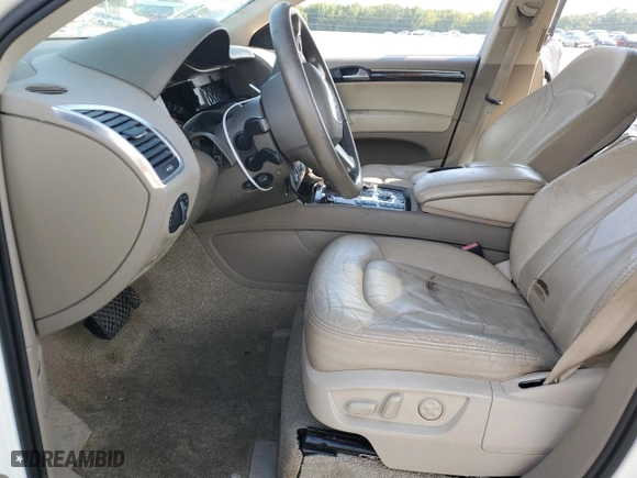 2007 Audi Q7 Premium with VIN WA1BV74L17D085824, listed as a Copart auction lot 58259024 with 0 mi miles and Salvage Title. Bid and sale history available at carsss.com. Image 7.
