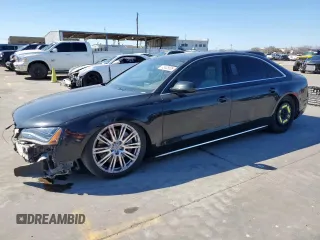 2013 Audi A8 L 4.0L with VIN WAUR2AFD9DN029276, listed as a Copart auction lot 48438005 with 96,173 mi miles and Clean Title. Bid and sale history available at carsss.com. Image 1.