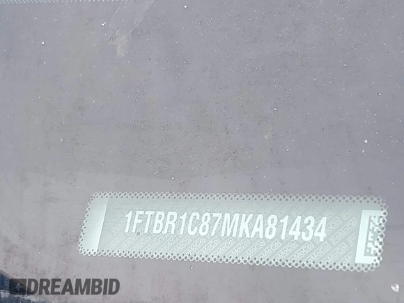 2021 Ford Transit Cargo z VIN 1FTBR1C87MKA81434, wystawiony jako IAAI lot #41759890 z przebiegiem 221 227 mil mil oraz . Historia ofert i sprzedaży dostępna na DreamBid. Obrazek 9.