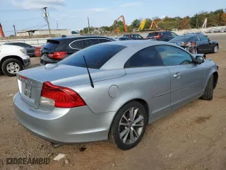 2011 Volvo C70 with VIN YV1672MC8BJ116950, listed as a Copart auction lot 74572534 with 168,336 mi miles and Salvage Title. Bid and sale history available at carsss.com. Image 3.