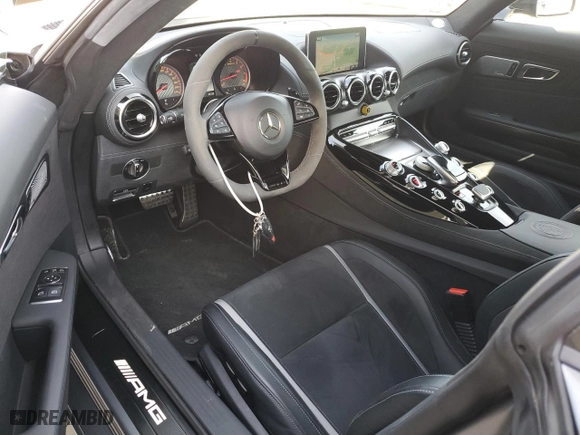 2018 Mercedes-Benz AMG GT with VIN WDDYJ7KA6JA015215, listed as a Copart auction lot 75461884 with 8,581 mi miles and Salvage Title. Bid and sale history available at carsss.com. Image 8.