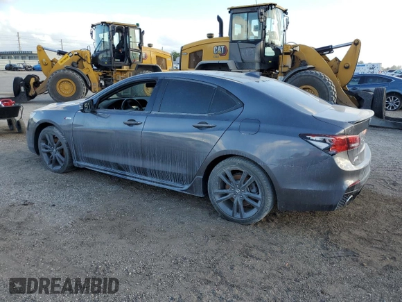 2020 Acura TLX w/A-Spec Pkg with VIN 19UUB3F69LA001401, listed as a Copart auction lot 80886844 with 0 mi miles and Salvage Title. Bid and sale history available at carsss.com. Image 2.