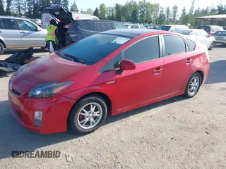 2010 Toyota Prius II with VIN JTDKN3DU4A0038339, listed as a IAAI auction lot 42104873 with 122,984 mi miles. Bid and sale history available at carsss.com. Image 2.